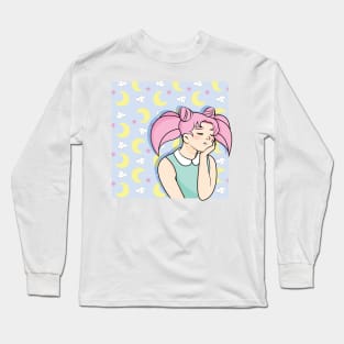 Sleepy Chibiusa Long Sleeve T-Shirt